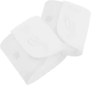 GALPADA 1 Pair Wrist Cuffs for Women Detachable Shirt False Sleeves Fake Hand Sleeves Garment Decorated Accessories for Suit Blouse Coat White