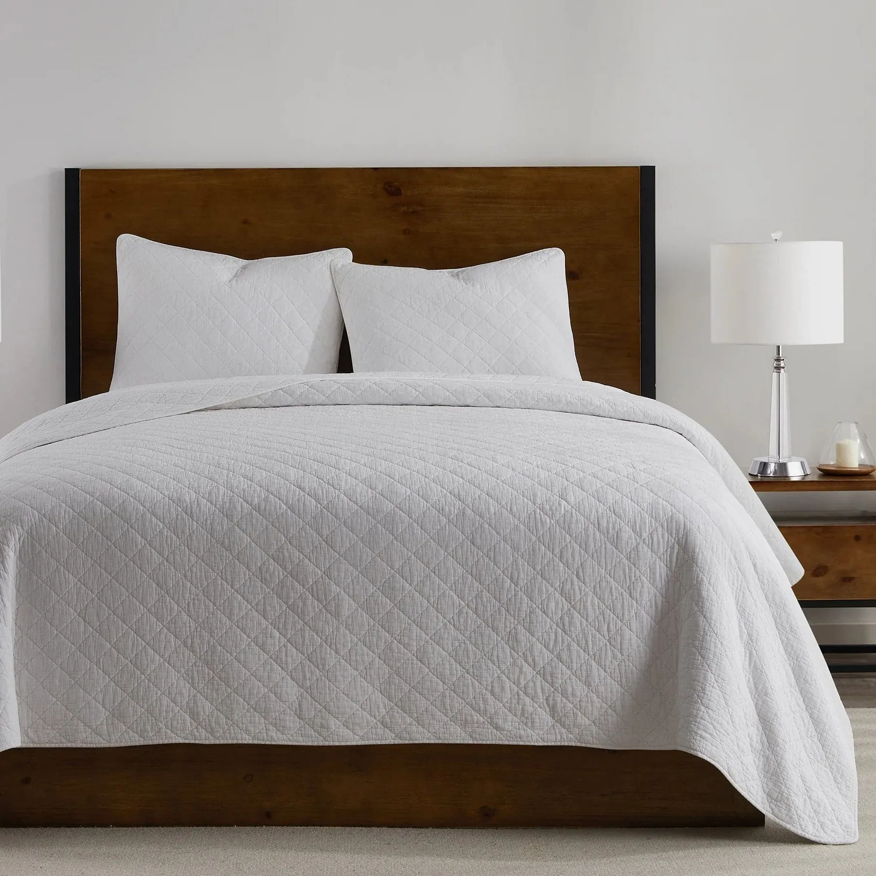 HiEnd Accents Stonewashed 100% Cotton Voile Gauze Quilt in Twin, Full, Queen, King