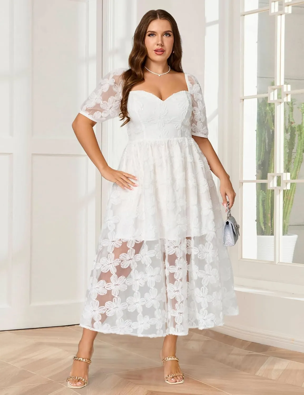 Lace Dresses for Women 2025 Elegant Classy Wedding Guest Cocktail Semi Formal Party Evening Floral Dresses