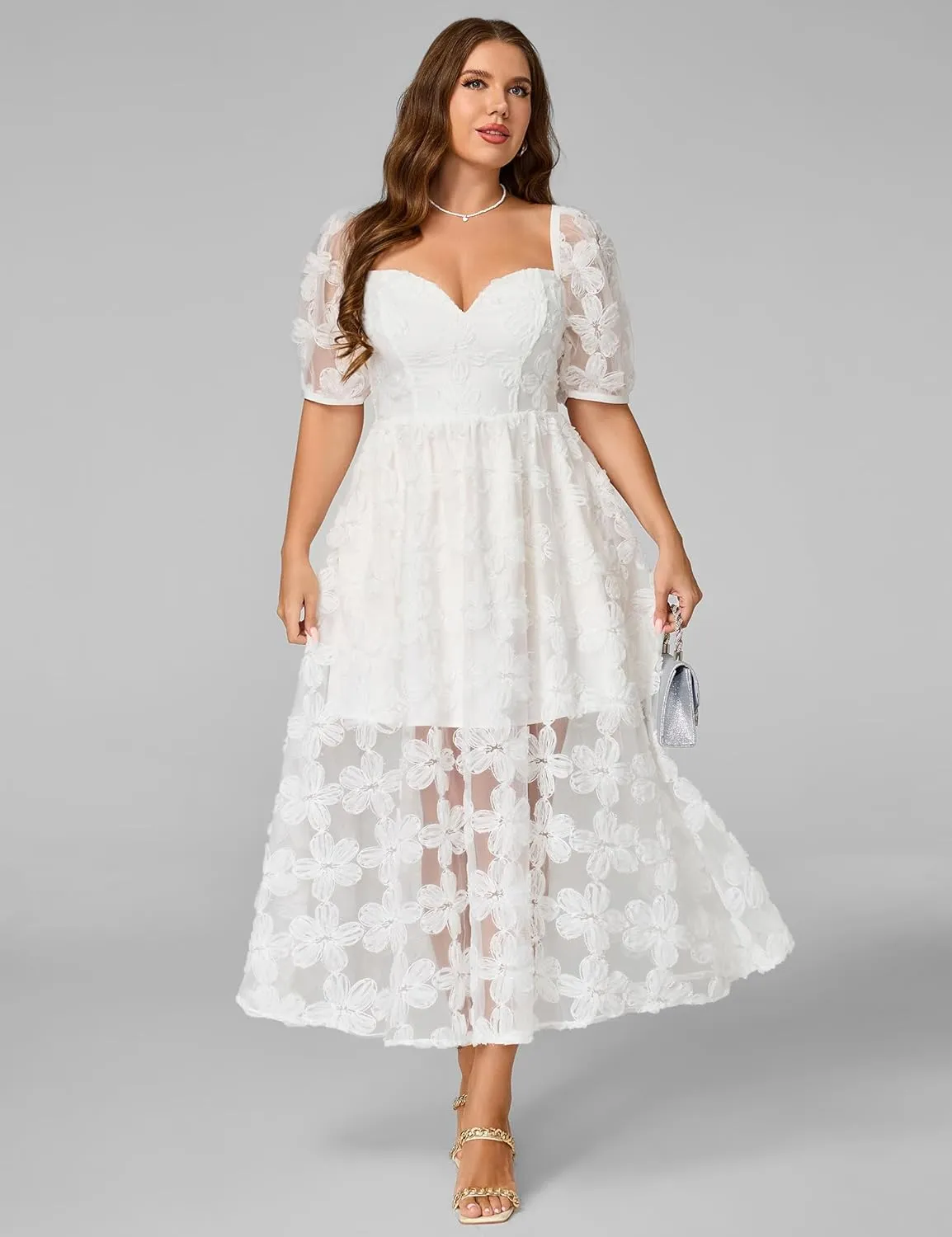 Lace Dresses for Women 2025 Elegant Classy Wedding Guest Cocktail Semi Formal Party Evening Floral Dresses