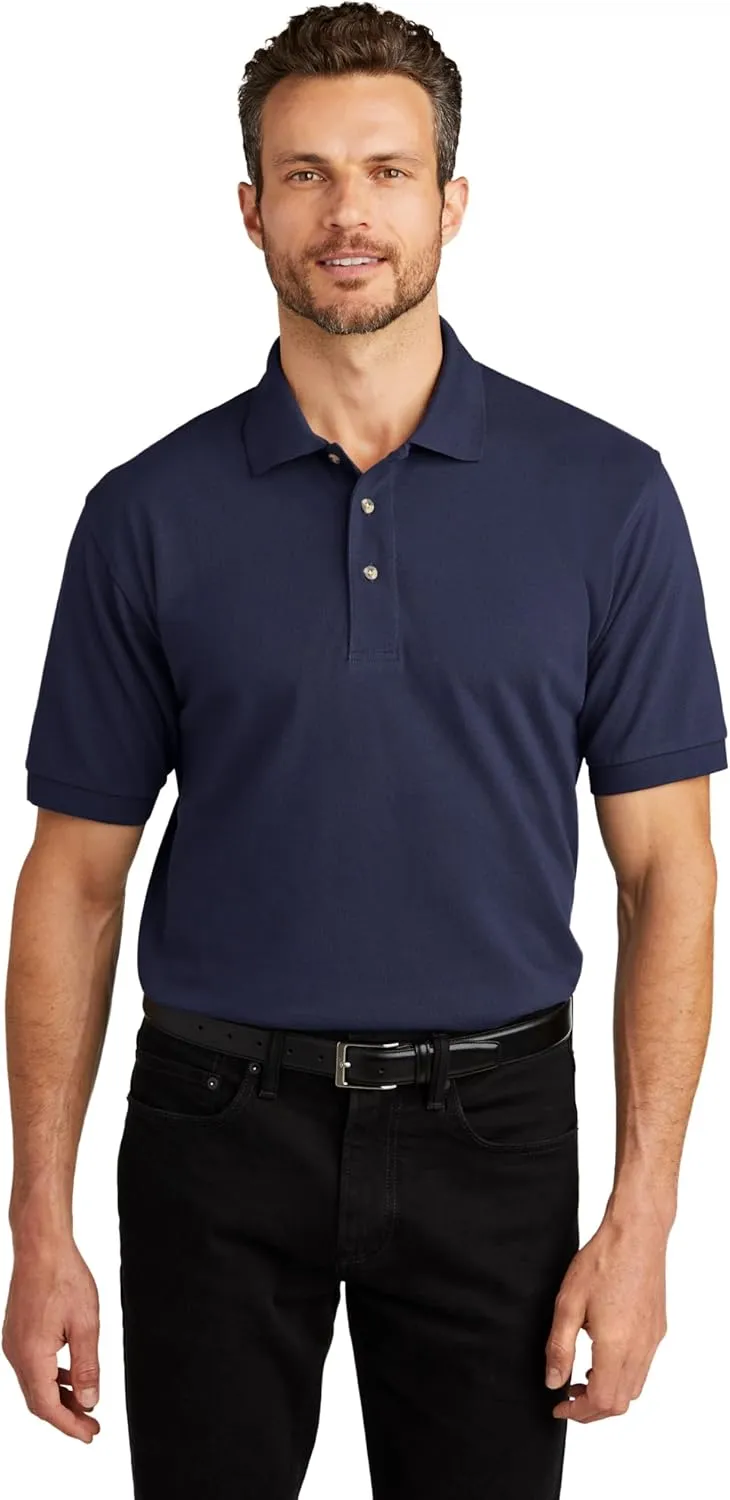 Port Authority Heavyweight Cotton Pique Polo