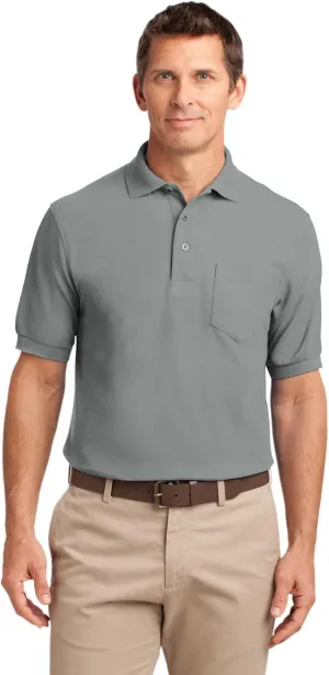 Port Authority Tall Silk Touch Polo with Pocket