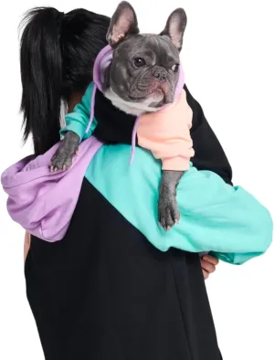 Spark Paws Human Hoodie - Premium Quality, Buttery Soft, Superior Comfort and Fit, Calming Fleece Interior, Suitable for All Styles  Cyber Color Block - XL